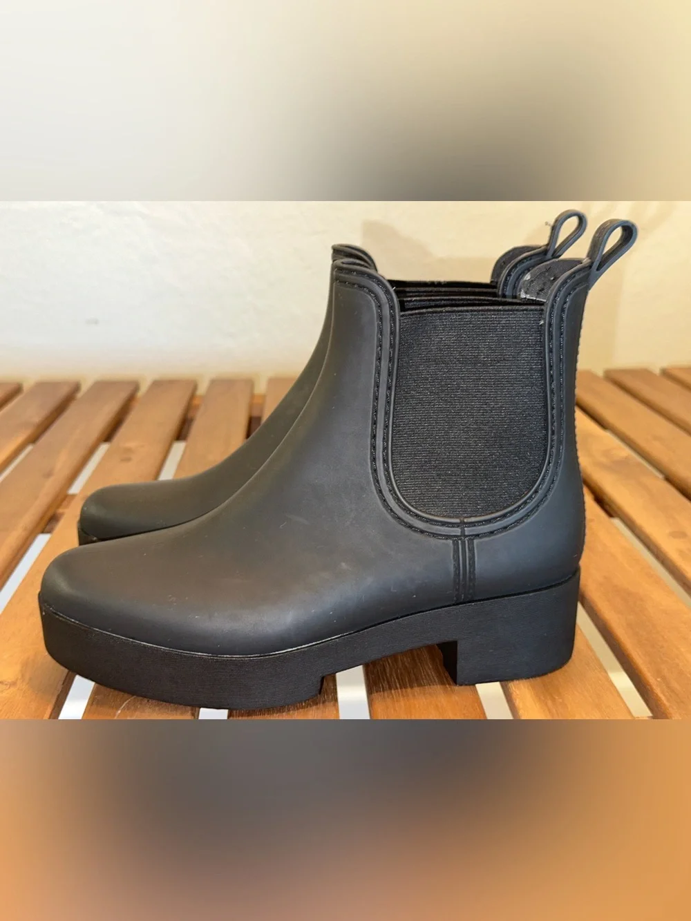 Jeffrey Campbell Cloudy Waterproof Chelsea Rain Boot  Women Size 8.0